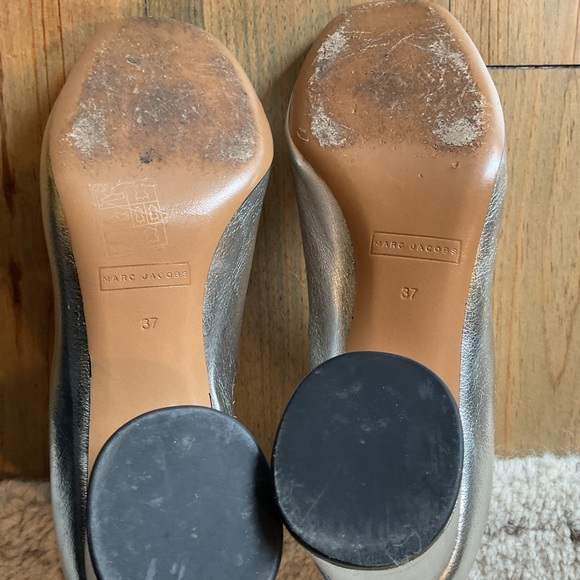 MARC JACOBS ROCKET CHELSEA SILVER ANKLE BOOTS - Picture 11 of 11